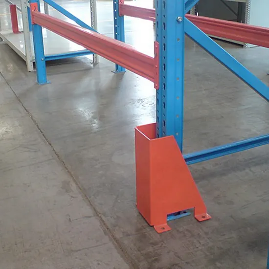 Protezione angolare in acciaio verniciato a polvere per colonne di scaffalature da magazzino, protezione per telai di pallet pictures & photos