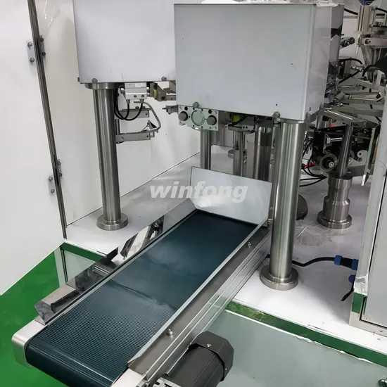 Máquina de Envasado de Polvo de Tipo Rotativo: Abrir, Llenar, Sellar, Código de Fecha Todo en Uno pictures & photos