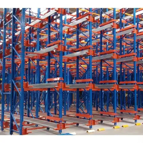 ชั้นวางของแบบปรับแต่งได้ ระบบชั้นวางพาเลทอัตโนมัติสำหรับคลังสินค้า ระบบชั้นวางรถเข็นวิทยุที่มีความหนาแน่นสูง pictures & photos