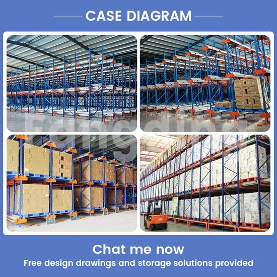Sistem Rak Racking Semi Otomatis Radio Shuttle Pallet untuk Penyimpanan Gudang Rak Shuttle Gudang Otomatis Empat Arah pictures & photos