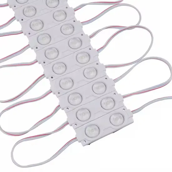 โมดูลไฟ LED DC 12V พร้อมเลนส์ โมดูลไฟ LED 2LEDs 1.2watt สำหรับกล่องโฆษณา pictures & photos
