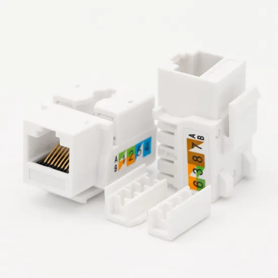 8p8c UTP RJ45 Cat5e Keystone-Jack-Modul mit vergoldeten Kontakten für LAN-Netzwerkverkabelungssysteme pictures & photos