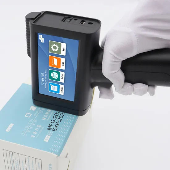 Impressora de Jato de Tinta Portátil para Impressão de Código de Barras, Data, Número e Logotipo com Tinta Solvente pictures & photos