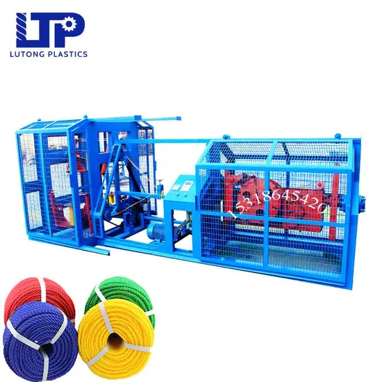 Macchina automatica per la produzione di corda in plastica attorcigliata per realizzare 3 o 4 fili di corda pictures & photos