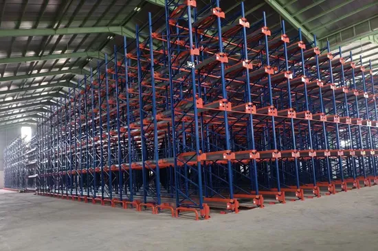 Rak Stacking Multi Layer Shuttle Rak Kepadatan Tinggi Rak Pallet Berat Sistem Rak Penyimpanan Gudang Racking Shuttle Radio Otomatis pictures & photos