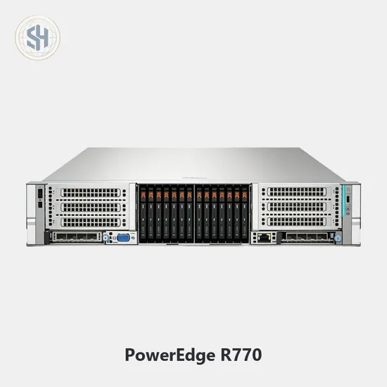 เดลล์ พาวเวอร์เอดจ์ R770 2U เซิร์ฟเวอร์แร็คศูนย์ข้อมูล pictures & photos