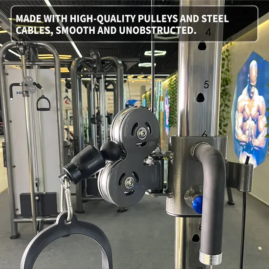Attrezzatura per allenamento caricata, power rack per pesi liberi, rack multifunzionale, macchina per crossover ai cavi, rack per squat, rack Smith pictures & photos