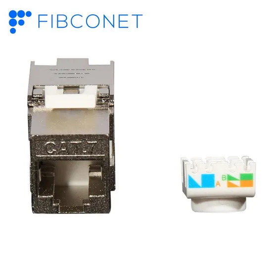 CAT6A/Cat7 RJ45 เครื่องมือแจ็คโมดูลคีย์สโตนแบบไม่ต้องใช้เครื่องมือ SFTP ที่มีการป้องกัน pictures & photos