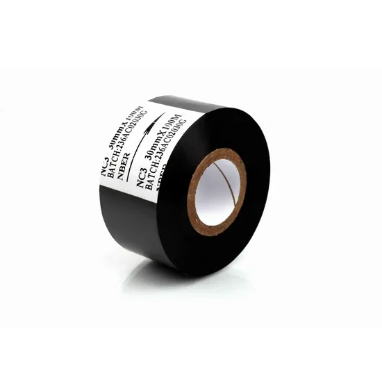 เครื่องพิมพ์ริบบอน 30mm 100m Nc3 บรรจุริบบอนพิมพ์ความร้อน pictures & photos