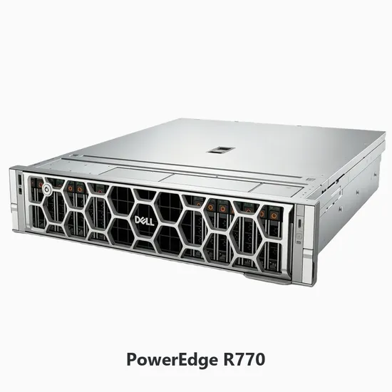 Máy chủ Dell PowerEdge R770 2U Rack Intel Xeon cho cơ sở dữ liệu pictures & photos
