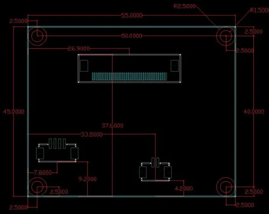 Kompaktes 2.46-Inch TFT LCD-Modul mit AV/CVBS-Eingang für Mikro-Videomaschinenmonitor, industrielle Vision und Rückfahrkamera-Modul pictures & photos