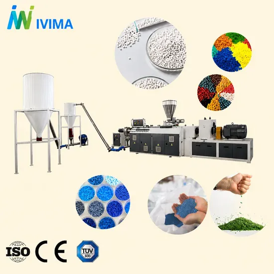 Máy tạo hạt cắt khuôn mặt die hiệu suất cao cho PVC mềm và cứng, dây chuyền sản xuất tạo hạt UPVC cho ép cáp pictures & photos