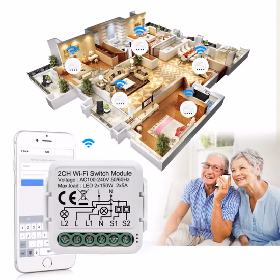 AB Matter İpli Dimmer Modülü Akıllı Ev Tuya WiFi Zigbee Akıllı WiFi LED Kontrol Cihazı Matter Modülü Akıllı Röle Anahtarı pictures & photos