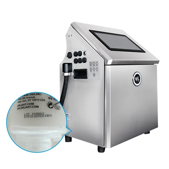 Datum coderingsmachine inkjetprinter voor barcodes/dm-code/qr-code afdrukken verpakking pictures & photos