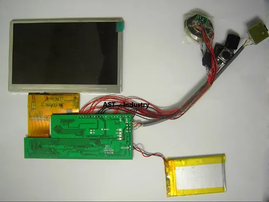 โมดูลวิดีโอเมลเลอร์ MP4 โมดูลวิดีโอ LCD พร้อมเสียง pictures & photos