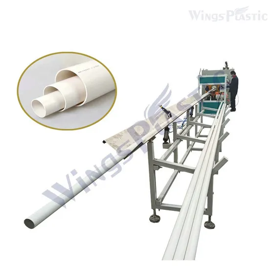 플라스틱 PVC UPVC 파이프 제조 가공 기계 PVC 전선관 파이프 제조 기계 pictures & photos