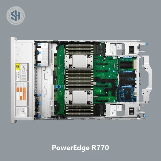 พาวเวอร์เอดจ์ R770 เซิร์ฟเวอร์แบบแร็คที่มีโปรเซสเซอร์อินเทลเซออน 6 pictures & photos