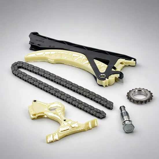 Kit durevole per catena di distribuzione del motore auto con tenditore, guide di scorrimento e guide di scorrimento resistenti all'usura per un uso a lungo termine pictures & photos