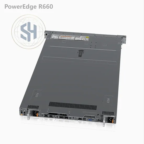 Промышленный сервер PowerEdge R660 1U с двумя сокетами для установки в стойку с DDR5 для виртуализации pictures & photos