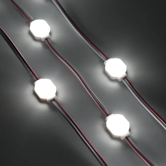 Modulo LED quadrato 1LED DC 12V 0.72W con lente luce LED bianca diurna per insegne luce pubblicitaria scatola luminosa moduli LED pictures & photos