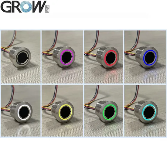 Crescere R503-5V Impermeabile DC5V Rotondo RGB Sensore di Impronte Digitali pictures & photos