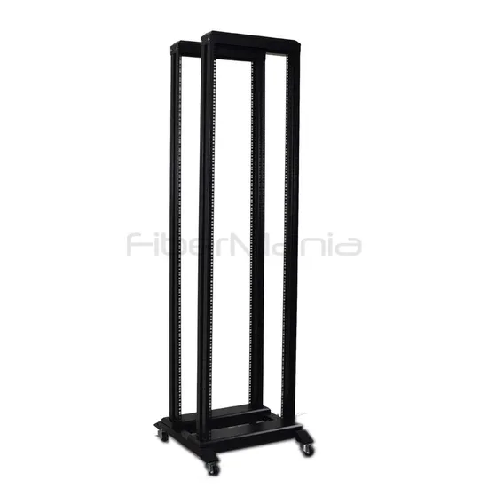 42U 19 Zoll Offenes Rack 4 Pfosten Server Rack Doppeltes Offenes Gestell Netzwerkgeräte Rack Schrank Verstellbare Tiefe Stahl Rack mit Rollen pictures & photos