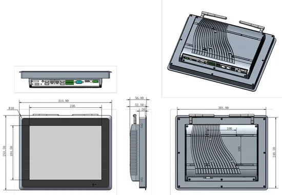 Giao diện tùy chỉnh Máy tính nhúng hoặc máy tính để bàn Rk3288/Rk3399 Công nghiệp tất cả trong một 12 15 Inch Máy tính bảng Android pictures & photos