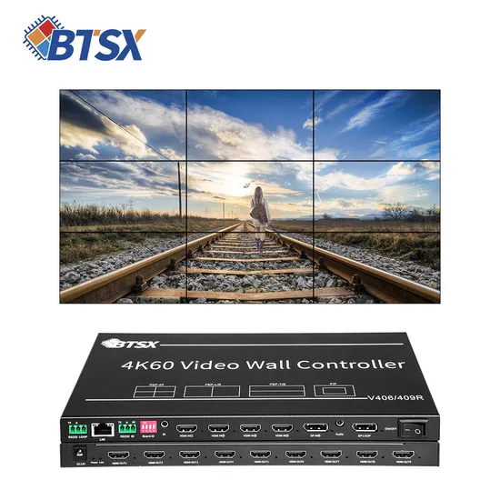 4K HDMI ビデオウォールコントローラープロセッサー マルチスクリーン スプライシング回転ディスプレイ pictures & photos
