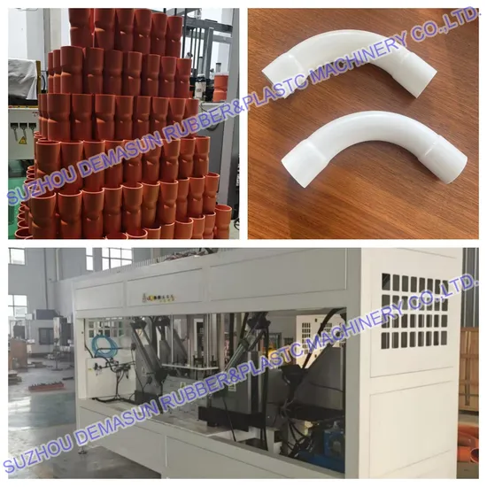Máy sản xuất phụ kiện PVC bán tự động, máy uốn PVC, máy uốn cổ pictures & photos