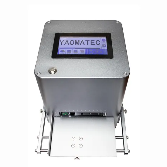 Yaomatec Automatischer 5 Zoll Ablaufdatum Tragbarer Desktop Statische Drucker Chargencode Codiermaschine Statische Tintenstrahldrucker pictures & photos