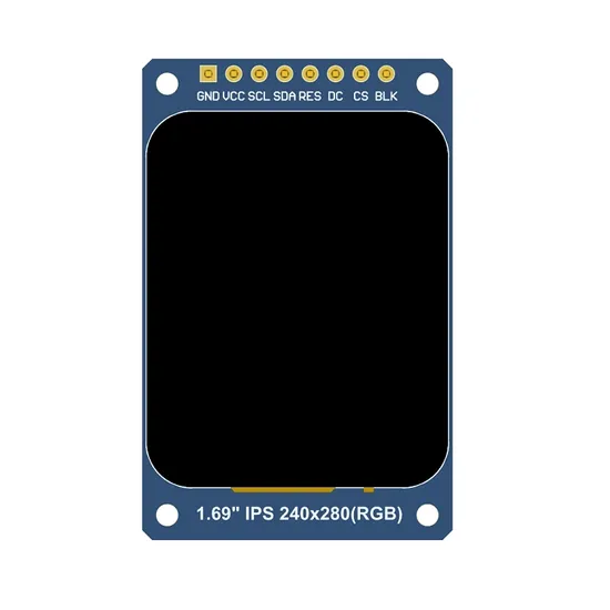 1.69 인치 280X240 IPS TFT LCD 디스플레이 SPI 드라이버 보드 모듈 아두이노, 라즈베리 파이 pictures & photos
