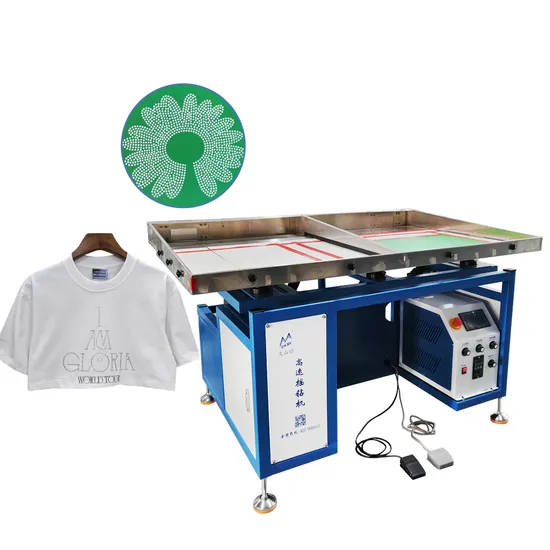 30X59 Zoll Vibrieren Strassmaschine Automatische T-Shirt Kleidung Strassmaschine Strassübertragung Strasssetzmaschine pictures & photos