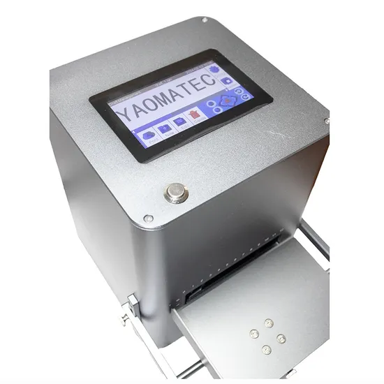 Yaomatec Automatischer 5 Zoll Ablaufdatum Tragbarer Desktop Statische Drucker Chargencode Codiermaschine Statische Tintenstrahldrucker pictures & photos