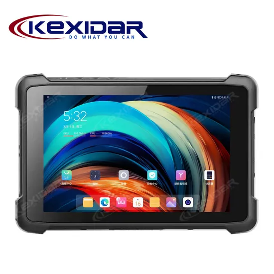 サンプルカスタマイズバーコードスキャナー IP65 グレード防水頑丈極限タブレットPC 8000mAh 10.1 インチ頑丈タブレットAndroid pictures & photos