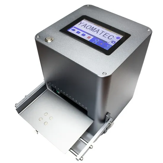 Yaomatec Automatischer 5 Zoll Ablaufdatum Tragbarer Desktop Statische Drucker Chargencode Codiermaschine Statische Tintenstrahldrucker pictures & photos