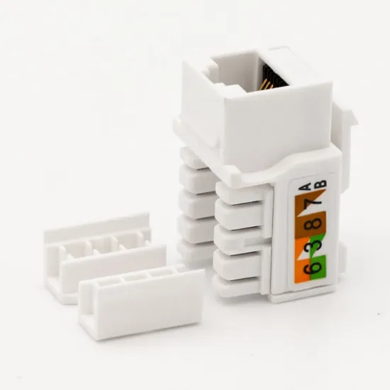 8p8c UTP RJ45 Cat5e Keystone-Jack-Modul mit vergoldeten Kontakten für LAN-Netzwerkverkabelungssysteme pictures & photos