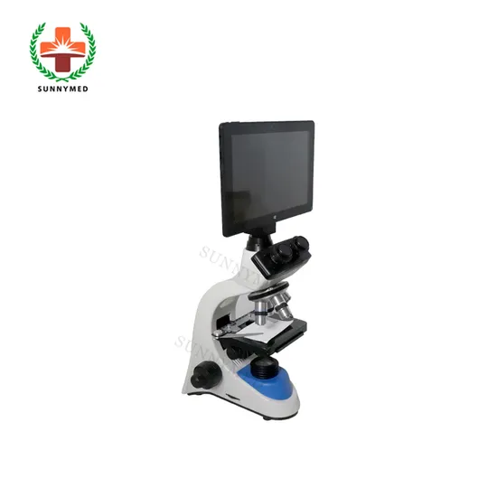 Sy-B129f2 Microscopio biológico con pantalla táctil LED de tableta pictures & photos