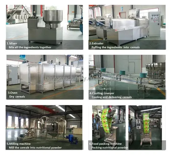 Absorb Well Instant Graanpoeder Maakmachine Verwerkingslijn pictures & photos