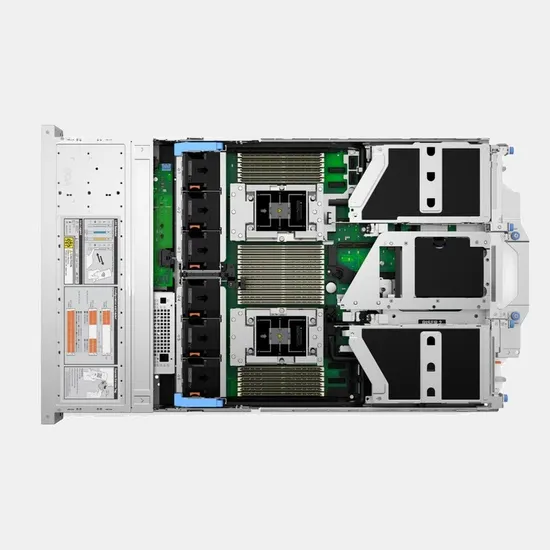 Serveur rack Dell PowerEdge R7725 EPYC 9754 pour hébergement Web et matériel de virtualisation pictures & photos