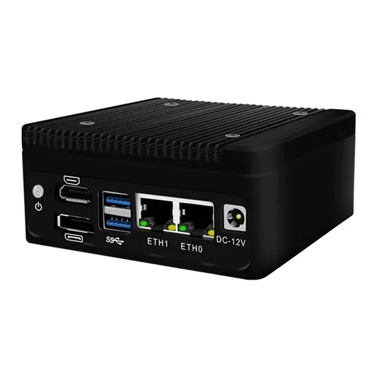 ОЕМ N100 Встраиваемый мини-ПК 2LAN Роутер Pfsense Тонкий клиент Мини-компьютер pictures & photos