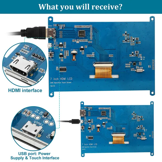 تخصيص شاشة LCD متوافقة مع Raspberry Pi مزودة بشاشة تعمل باللمس pictures & photos