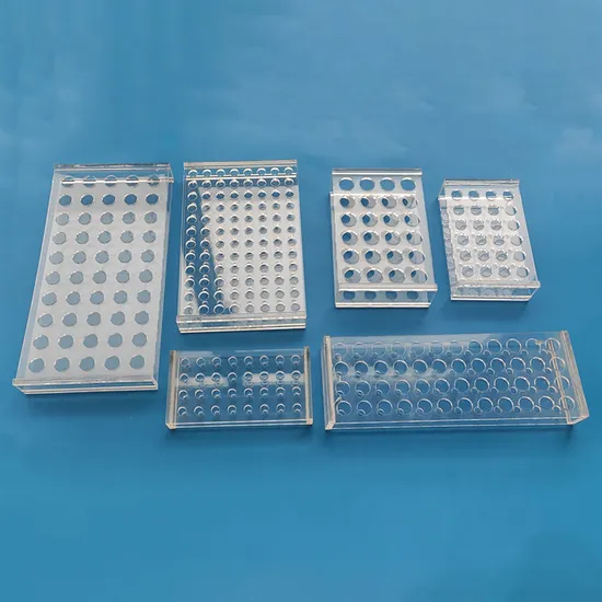 Porta provette impilabile per uso in laboratorio pictures & photos