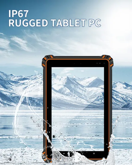 IP67 Tablet PC Rugged 8 Polegadas À Prova D'Água Totalmente Extremo Rugged Android Ubuntu Tela Sensível ao Toque Código de Barras Tablet PC Rugged pictures & photos