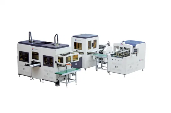 Visuelle Positionierungstyp Automatische Papierboxenherstellungsmaschine Steifboxenherstellungsmaschine Schuhboxenherstellungsmaschine Geschenkboxenherstellungsmaschine pictures & photos