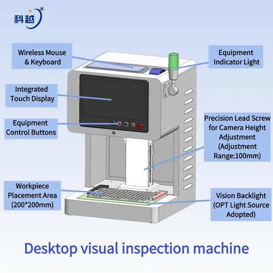 Hocheffizienter Desktop-Defekterkennung visuelle Inspektionsoptik Sortiermaschine mit Touchscreen für die Inspektion von Automobilbefestigungen pictures & photos