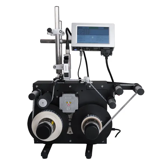 Hochauflösende Etikettenrollen-Wickelmaschine Docod Automatisch Xf20 Integrierte Wickel- und Codiersysteme für Datamatrix-Code-Etiketten pictures & photos