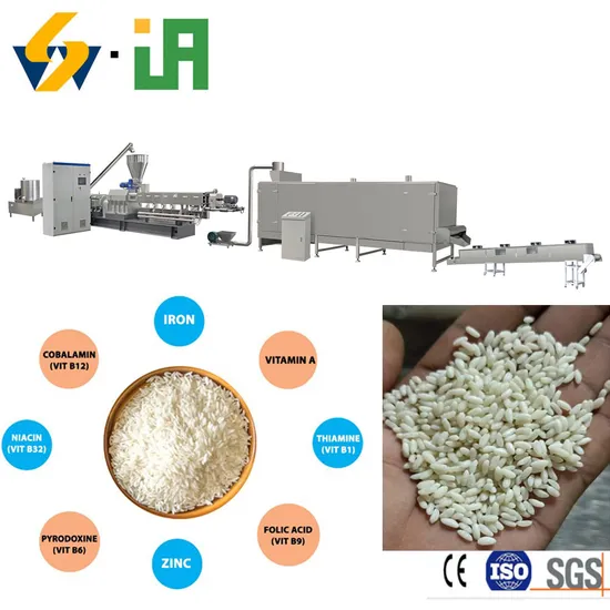 „Umgestaltung der Reisknetmaschine für die angereicherte Reisverarbeitungslinie, Produktion von Reiskernen, Wiederherstellungsanlage“ pictures & photos