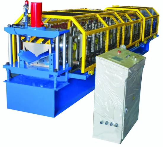 Macchina per la produzione di materiali da costruzione per tegole di colmo di alta qualità, macchina per la formatura a rulli di coperture a capanna pictures & photos