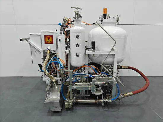 Macchina per marcatura a rivestimento DOT a due componenti spinta a mano con controller di programma intelligente, pannello di controllo umanizzato e sistema di velocità variabile continua pictures & photos
