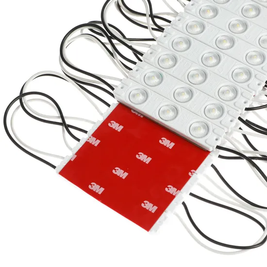 고출력 110V AC 1.5W LED 모듈 조명 렌즈 3-LED 광고 간판 조명 박스를 위한 인젝트 모듈 pictures & photos